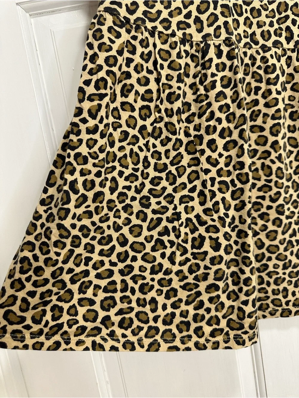 Old Navy Short Sleeve Leopard Dress Toddler Size 4T